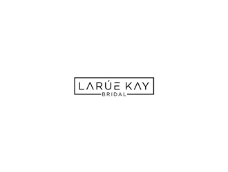 Larúe Kay Bridal Wedding Hair & Makeup or Larúe Kay Bridal  logo design by johana
