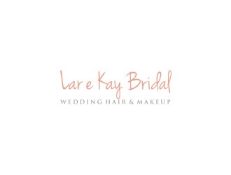 Larúe Kay Bridal Wedding Hair & Makeup or Larúe Kay Bridal  logo design by bricton