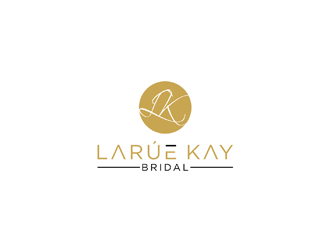 Larúe Kay Bridal Wedding Hair & Makeup or Larúe Kay Bridal  logo design by johana