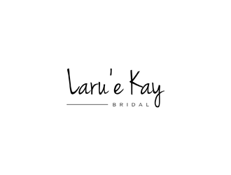 Larúe Kay Bridal Wedding Hair & Makeup or Larúe Kay Bridal  logo design by ndaru