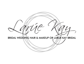 Larúe Kay Bridal Wedding Hair & Makeup or Larúe Kay Bridal  logo design by RIANW