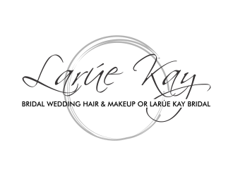 Larúe Kay Bridal Wedding Hair & Makeup or Larúe Kay Bridal  logo design by RIANW