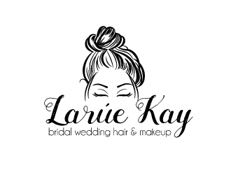 Larúe Kay Bridal Wedding Hair & Makeup or Larúe Kay Bridal  logo design by anekaa