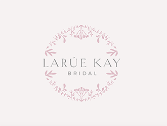 Larúe Kay Bridal Wedding Hair & Makeup or Larúe Kay Bridal  logo design by wonderland