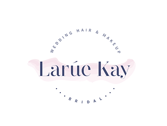 Larúe Kay Bridal Wedding Hair & Makeup or Larúe Kay Bridal  logo design by wonderland