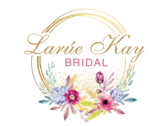 Larúe Kay Bridal Wedding Hair & Makeup or Larúe Kay Bridal  logo design by Roma