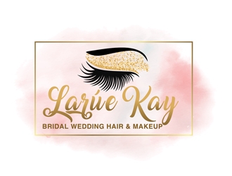 Larúe Kay Bridal Wedding Hair & Makeup or Larúe Kay Bridal  logo design by Roma