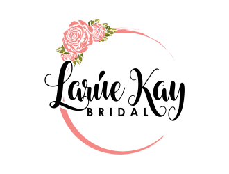 Larúe Kay Bridal Wedding Hair & Makeup or Larúe Kay Bridal  logo design by Girly