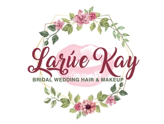 Larúe Kay Bridal Wedding Hair & Makeup or Larúe Kay Bridal  logo design by Roma