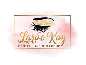 Larúe Kay Bridal Wedding Hair & Makeup or Larúe Kay Bridal  logo design by Roma