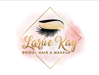 Larúe Kay Bridal Wedding Hair & Makeup or Larúe Kay Bridal  logo design by Roma