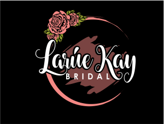 Larúe Kay Bridal Wedding Hair & Makeup or Larúe Kay Bridal  logo design by Girly