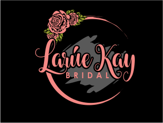 Larúe Kay Bridal Wedding Hair & Makeup or Larúe Kay Bridal  logo design by Girly