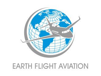 EarthFlight Aviation logo design by beejo