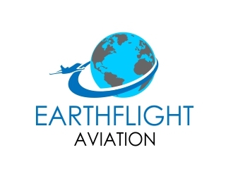 EarthFlight Aviation logo design by mckris