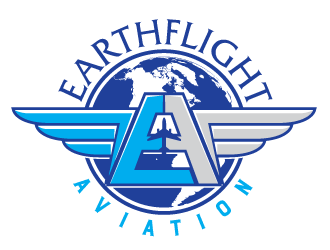 EarthFlight Aviation logo design by scriotx