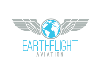 EarthFlight Aviation logo design by czars
