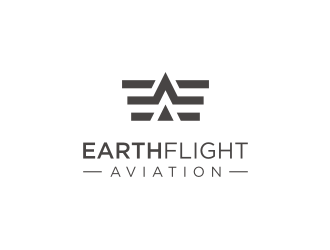 EarthFlight Aviation logo design by Asani Chie