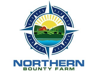 Northern Bounty Farm logo design by nikkl