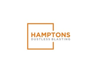 Hamptons Dustless Blasting logo design by bricton