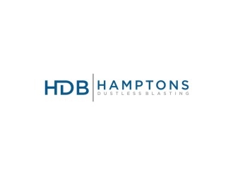Hamptons Dustless Blasting logo design by Franky.