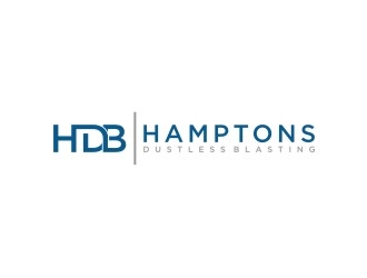 Hamptons Dustless Blasting logo design by Franky.