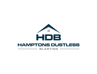 Hamptons Dustless Blasting logo design by enilno