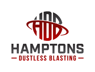 Hamptons Dustless Blasting logo design by akilis13