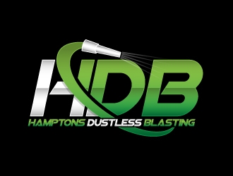 Hamptons Dustless Blasting logo design by karjen
