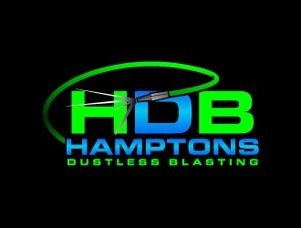 Hamptons Dustless Blasting logo design by daywalker