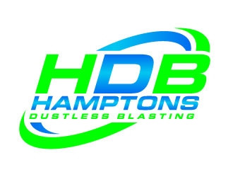 Hamptons Dustless Blasting logo design by daywalker