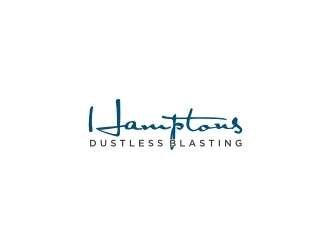 Hamptons Dustless Blasting logo design by narnia
