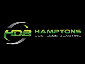 Hamptons Dustless Blasting logo design by Eliben