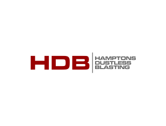 Hamptons Dustless Blasting logo design by logitec