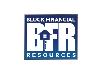 Block Financial Resources (BFR) logo design by aRBy