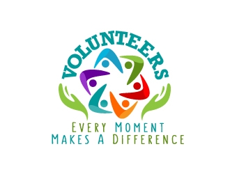 Volunteers: Every Moment Makes A Difference logo design by J0s3Ph