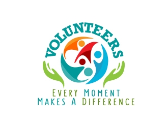 Volunteers: Every Moment Makes A Difference logo design by J0s3Ph