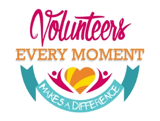 Volunteers: Every Moment Makes A Difference logo design by MAXR