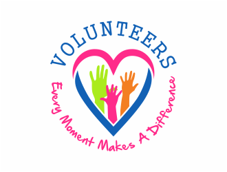 Volunteers: Every Moment Makes A Difference logo design by mutafailan