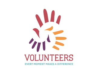 Volunteers: Every Moment Makes A Difference logo design by spiritz