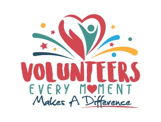 Volunteers: Every Moment Makes A Difference logo design by jaize