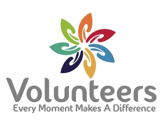 Volunteers: Every Moment Makes A Difference logo design by ElonStark
