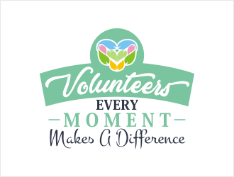 Volunteers: Every Moment Makes A Difference logo design by bunda_shaquilla