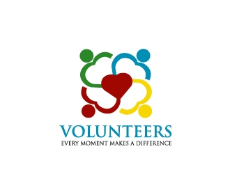 Volunteers: Every Moment Makes A Difference logo design by samuraiXcreations