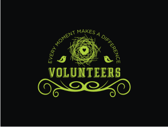 Volunteers: Every Moment Makes A Difference logo design by mbamboex