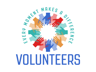 Volunteers: Every Moment Makes A Difference logo design by keylogo