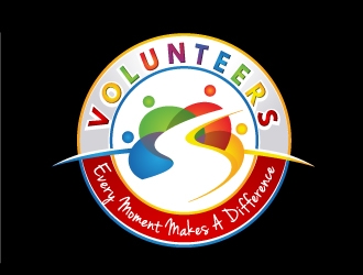Volunteers: Every Moment Makes A Difference logo design by aRBy