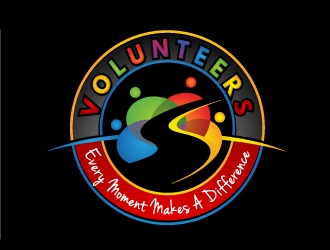 Volunteers: Every Moment Makes A Difference logo design by aRBy