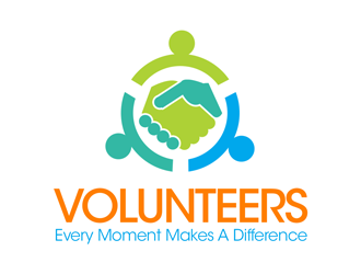 Volunteers: Every Moment Makes A Difference logo design by kunejo