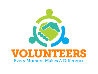 Volunteers: Every Moment Makes A Difference logo design by kunejo